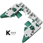 25KGS  Foldable KAMA Soft Close Drawer Slides Galvanized Steel Material